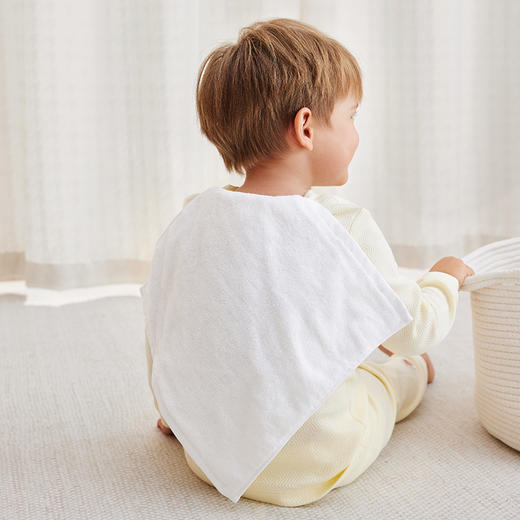 【商场同款】英氏口水巾新生婴儿纯棉儿童小毛巾手绢手帕洗脸方巾2件装 商品图4