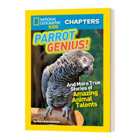 英文原版 National Geographic Kids Chapters Parrot Genius美国国家地理儿童章节书 英文版 进口英语原版书籍
