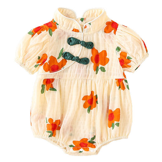 夏装包屁衣婴儿衣服女宝宝薄款连体衣公主裙子满月哈衣 商品图4