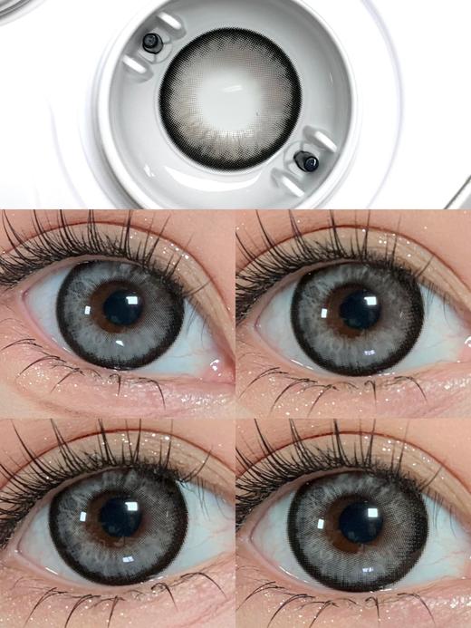 【大直径半年抛】LOVEIIKIRA-雪花冰-14.5mm【半年抛 0-1000度 含有525/575】着色13.8mm 商品图4