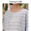 Threegun三枪 【彩条水柔棉】圆领短袖女士家居裙睡裙-70431A011 商品缩略图9