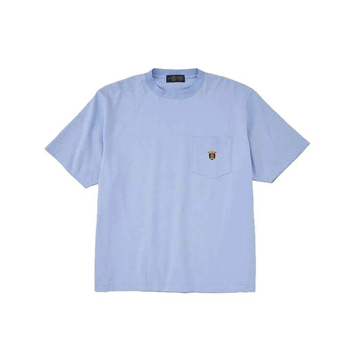 DIGAWEL x J.PRESS CRST Pocket TEE 复古支线学院风刺绣圆领T恤 商品图3