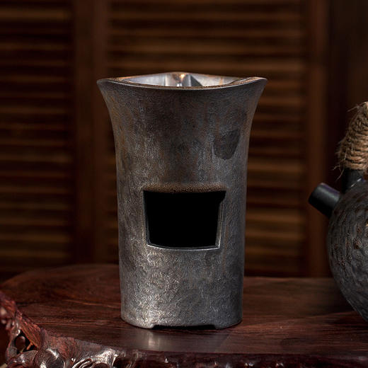 小风炉/鎏金  温茶碳炉烧炭炉小火炉风炉木炭功夫煮茶器家用酒精茶炉 商品图3