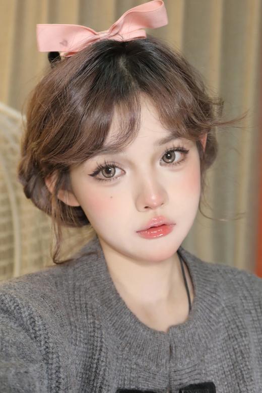 【大直径半年抛】LOVEIIKIRA-养乐多-14.5mm【半年抛 0-1000度 含有525/575】着色13.8mm 商品图1