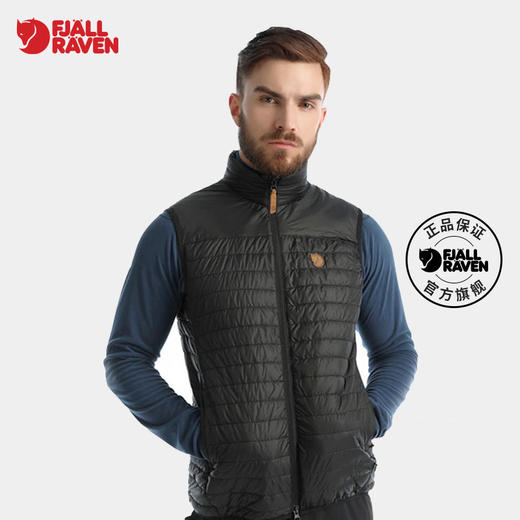 北极狐运动男士外套防风棉背心轻薄保暖透气可压缩马甲外套 83775 商品图0