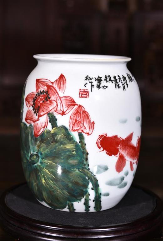 高温颜色釉莲年有馀 商品图0