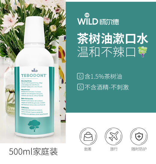 【品牌直发】【瑞士Dr.Wild 怀尔德】茶树油漱口水 商品图2