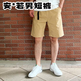 零｜安*若男士山系户外 碳磨全棉纱卡弹力短裤 清仓不退换。