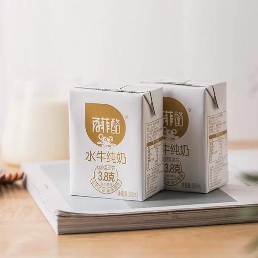 百菲酪水牛纯奶3.8g乳蛋白200ml*12盒/提 商品图2