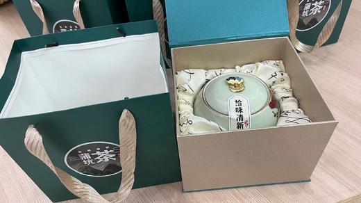 拾味清新文创茶125克 12年蒲坑茶 陶罐礼盒装 商品图1