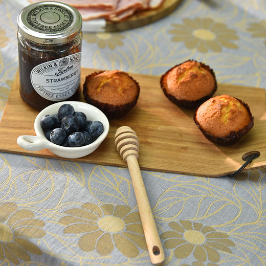 太阳菊系列方形桌布田园清新纯棉复古台布 商品图3