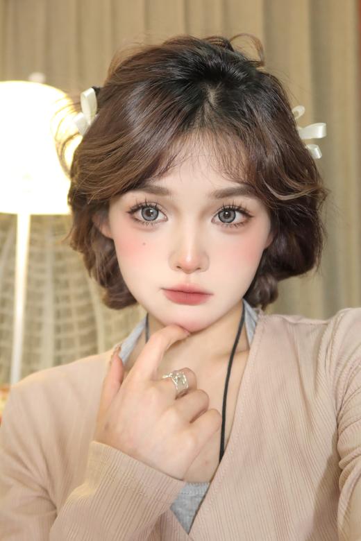 【大直径半年抛】LOVEIIKIRA-雪花冰-14.5mm【半年抛 0-1000度 含有525/575】着色13.8mm 商品图3