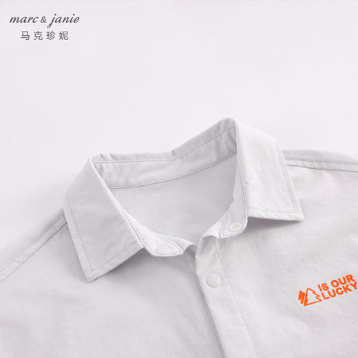 【速干】马克珍妮新款夏装 男童户外风大口袋短袖衬衫230917 商品图4