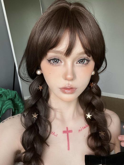 【大直径半年抛】LOVEIIKIRA-雪花冰-14.5mm【半年抛 0-1000度 含有525/575】着色13.8mm 商品图11