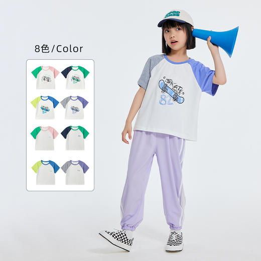 龙之涵 2023夏季 驱蚊速干防蚊裤、百棉双色袖T恤 合集 商品图4