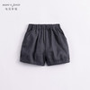 马克珍妮夏装男女童天然亚麻透气五分短裤 儿童裤子230938 商品缩略图3