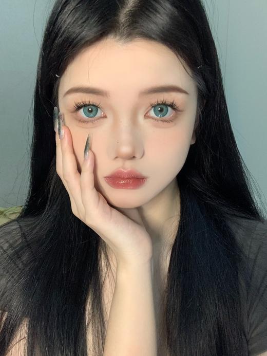 summerbaby月抛 海岛 蓝 14.5mm 含硅水凝胶 不同度数拍2盒 商品图4