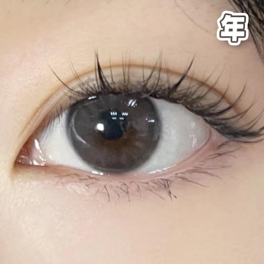 #064 VINCENT Black 凌空夜 黑灰色 14.0mm【 一片装】舒适推荐  / 年抛 商品图2