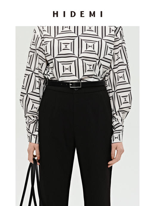 HIDEMI 简约方扣牛皮腰带 商品图5