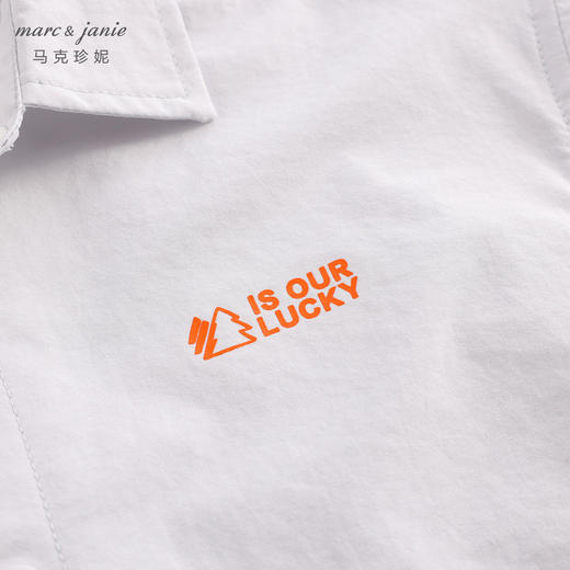 【速干】马克珍妮新款夏装 男童户外风大口袋短袖衬衫230917 商品图5