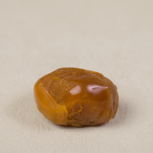 清 田黄石雕兰花把件 商品图3