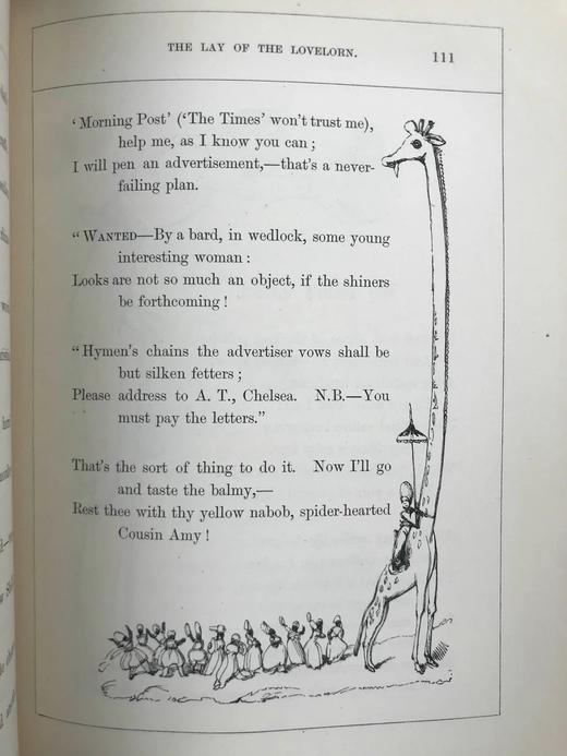 1866年 罗恩·戈蒂埃《民谣集》 配趣味插图 漆布精装32开 商品图12