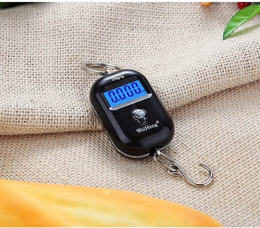 威衡 钥匙扣手提秤 迷你小型钩秤 家用快递秤买菜称重 可称25kg 商品图3