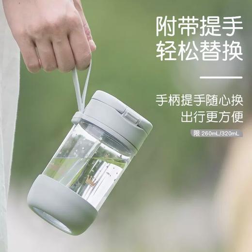 Richell利其尔儿童吸管杯宝宝学饮杯婴儿喝水杯直饮透透杯子家用LQE-204231-4354 商品图2