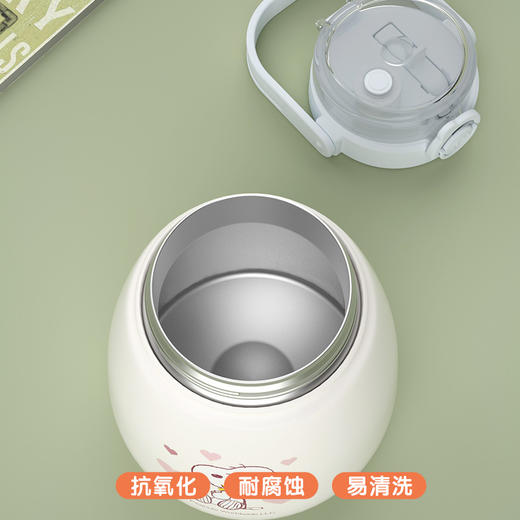 史努比网红304不锈钢水杯卡通吸管大容量杯子礼品大肚保温杯 商品图3