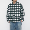 UNUSED Gingham checked jacket 超长棉编织立体口袋格子夹克外套 商品缩略图0