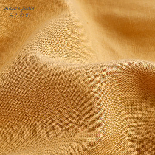 马克珍妮夏装男女童天然亚麻透气五分短裤 儿童裤子230938 商品图4