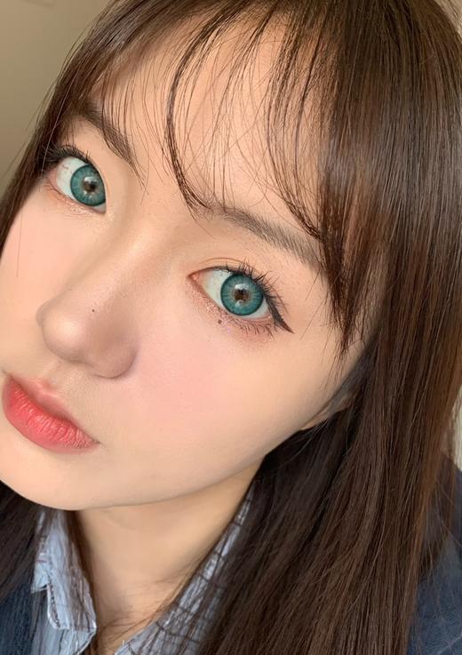 summerbaby月抛 海岛 蓝 14.5mm 含硅水凝胶 不同度数拍2盒 商品图5