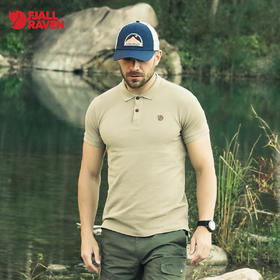 北极狐春夏男士翻领短袖上衣户外运动透气速干休闲全棉T恤 81511