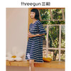 Threegun三枪 【彩条水柔棉】圆领短袖女士家居裙睡裙-70431A011 商品缩略图8