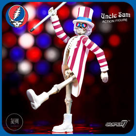 现货 Super 7 感恩致死 Grateful Dead 骷髅山姆大叔 Uncle Sam