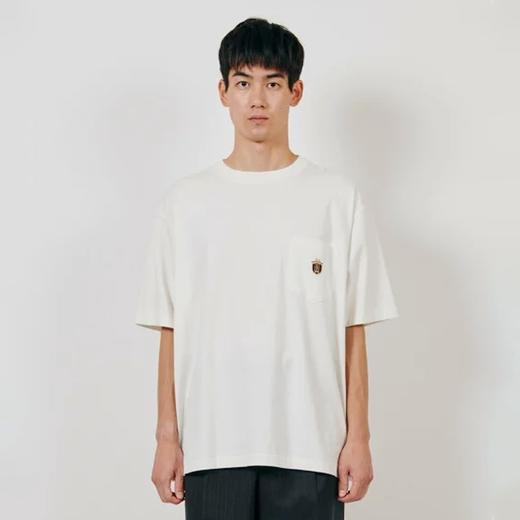 DIGAWEL x J.PRESS CRST Pocket TEE 复古支线学院风刺绣圆领T恤 商品图0