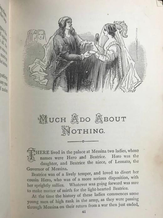 1893年 兰姆姐弟《莎士比亚故事集》 约20幅插图 漆布精装32开 商品图12