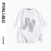 PINLI品立2023夏季新款字母短袖T恤男士立体贴布休闲体恤潮牌上衣B232111041 商品缩略图4