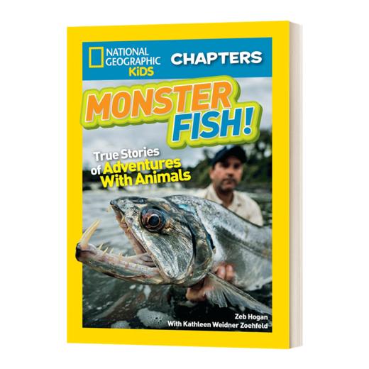 英文原版 National Geographic Kids Chapters Monster Fish 美国国家地理儿童章节书 英文版 进口英语原版书籍 商品图1