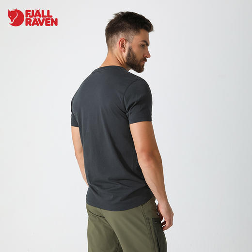 北极狐男士纯棉透气舒适多色露营柔软短袖T恤87053 商品图2