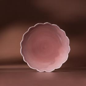 谷雨山房 豇豆红宝莲承 壶承