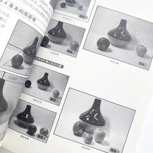 素描基础教程实战练习 新手自学入门 素描基础教程素描书入门自学铅笔素描线条几何静物速写铅笔绘画素描画册 商品图4