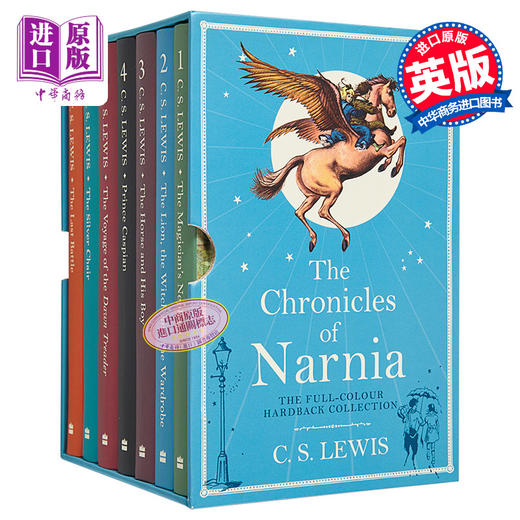预售 【中商原版】纳尼亚传奇7册合集 英文原版 The Chronicles of Narnia Box Set C S Lewis 商品图0
