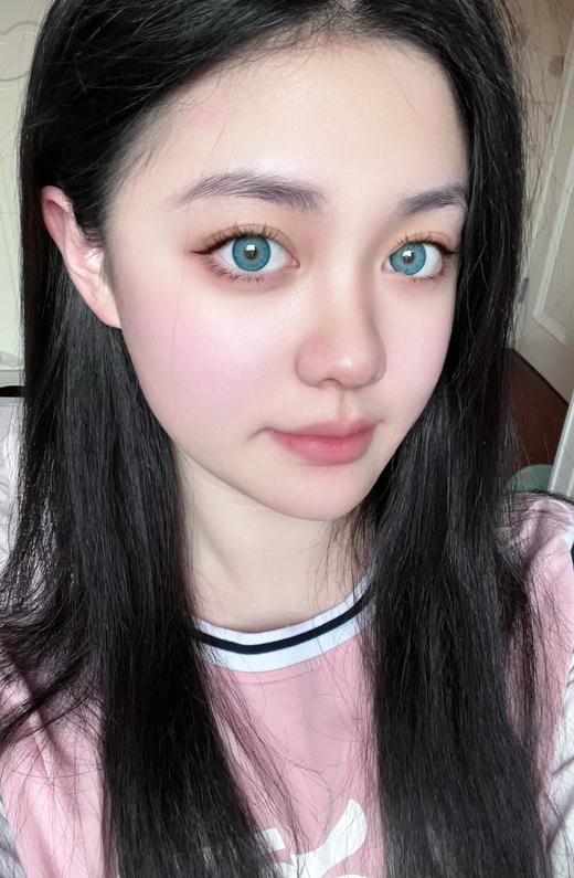 summerbaby月抛 海岛 蓝 14.5mm 含硅水凝胶 不同度数拍2盒 商品图8