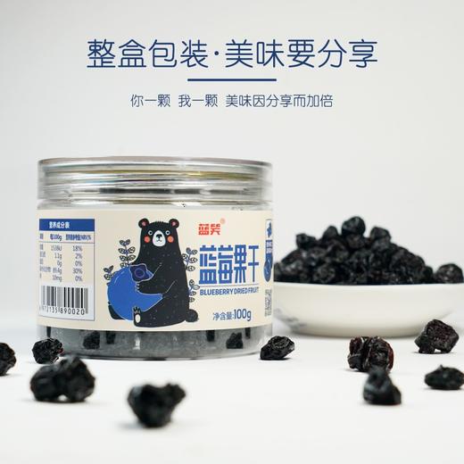 蓝笑蓝莓果干100g*1罐 商品图1
