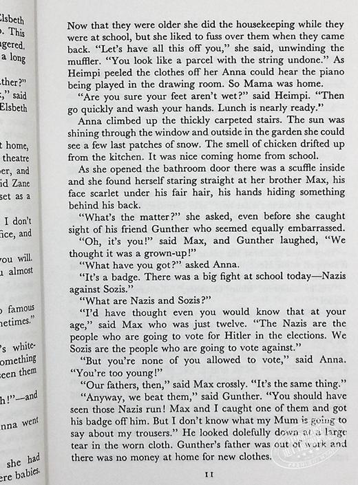 【中商原版】谁偷了我的粉兔子 When Hitler Stole Pink Rabbit 英文原版 Judith Kerr 商品图6