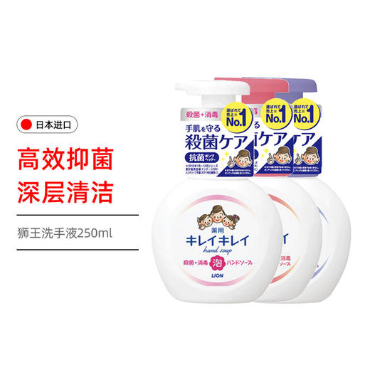 日本LION/狮王儿童全植物泡沫洗手液250ml/瓶【一般贸易】 商品图5