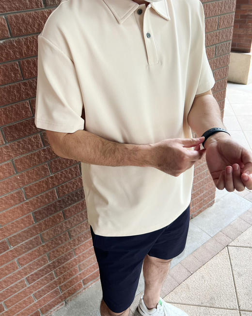 A101男爽滑松身polo衫透气纯色短袖T恤【包邮+三天无理由退huan】 商品图8