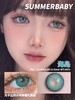 summerbaby月抛 海岛 蓝 14.5mm 含硅水凝胶 不同度数拍2盒 商品缩略图0