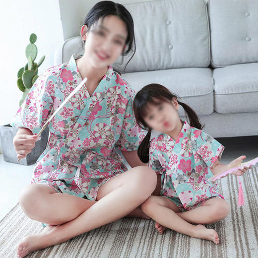 裁缝学苑 QZ09亲子汗蒸服和服1:1实物服装纸样剪裁图纸牛皮纸样 商品图3